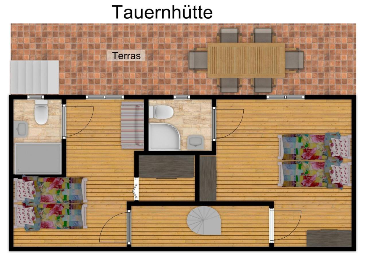Tauernhuette Villa Piesendorf Kültér fotó